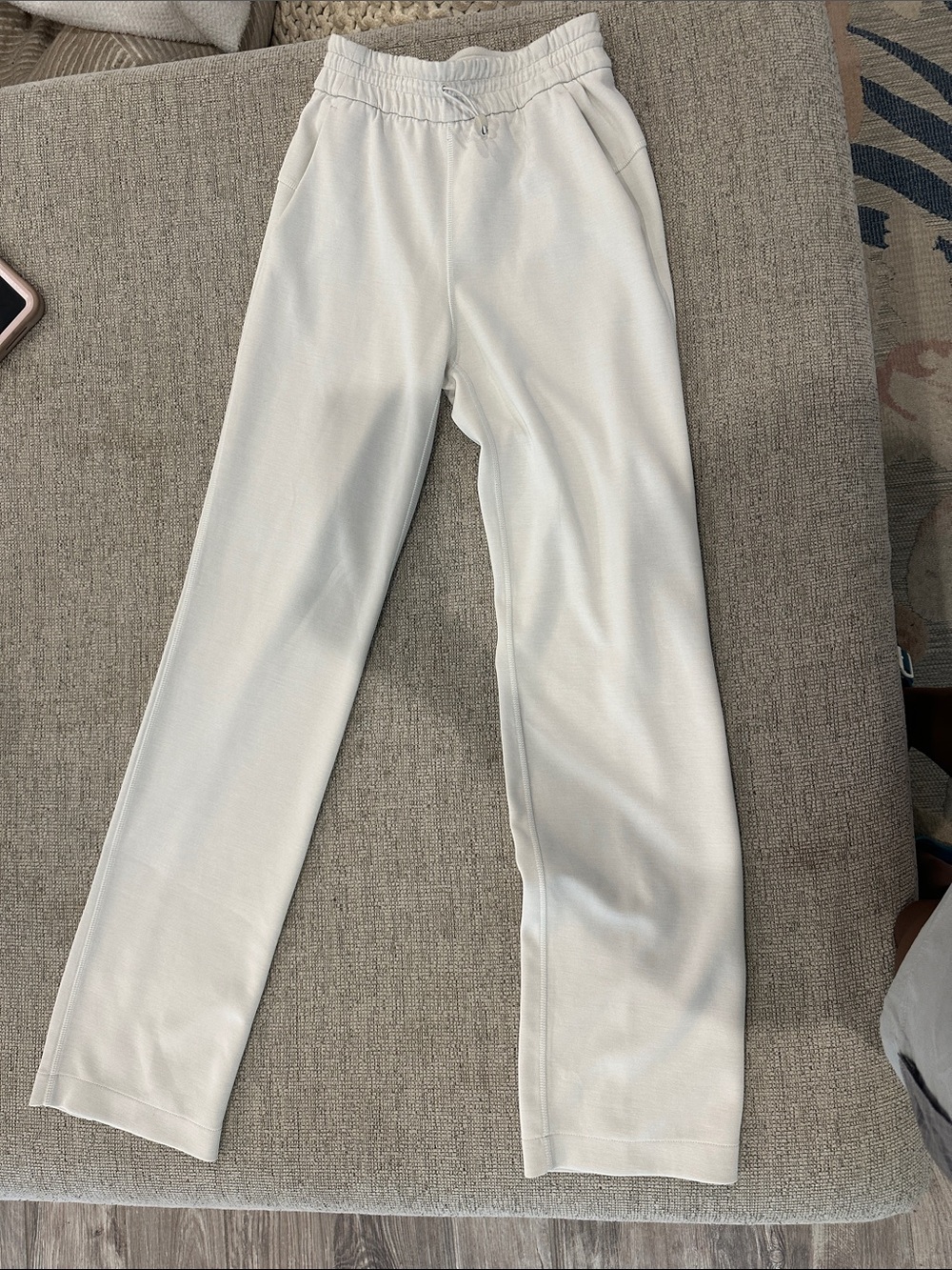 lululemon athletica Cream White Track Joggers